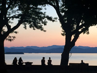 champlain sunset
