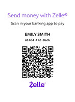 484-472-3626 Zelle QR Code